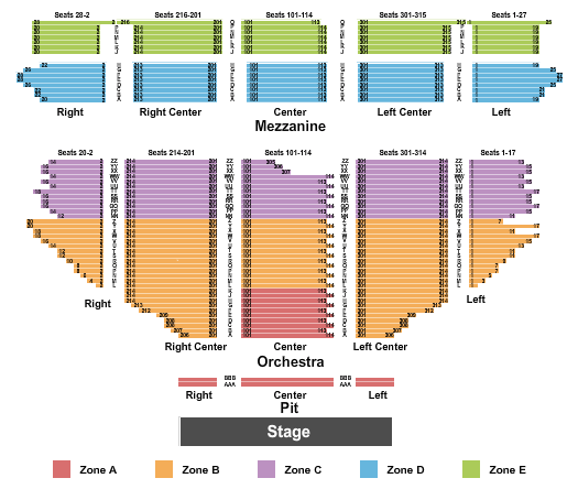 Hollywood Pantages Theatre Hamilton Seating Chart
